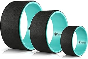 Fusion Pain Solutions Yoga Wheel Set of 3, Back Stretching, Back Cracker, Stretching, Deep Tissue Massage, Back Relief