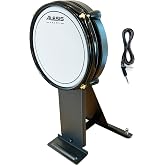 Alesis Special Edition Kick 8" Mesh Head Bass Pad with Acoustic Feel for Electronic Drum Modules (Stand Included) and Silverline Audio 10ft Connection Cable Bundle