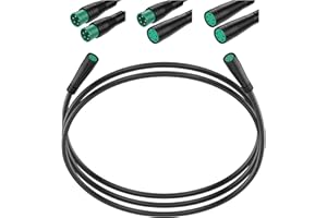 baluoqi Extend Cable with Julet Plug 2Pin/3Pin/4Pin/5Pin Female-Male,Female-Female, Male-Male Connectors for Electric Light/Throttle/Ebrake/Display Ebike Parts Extend Wire