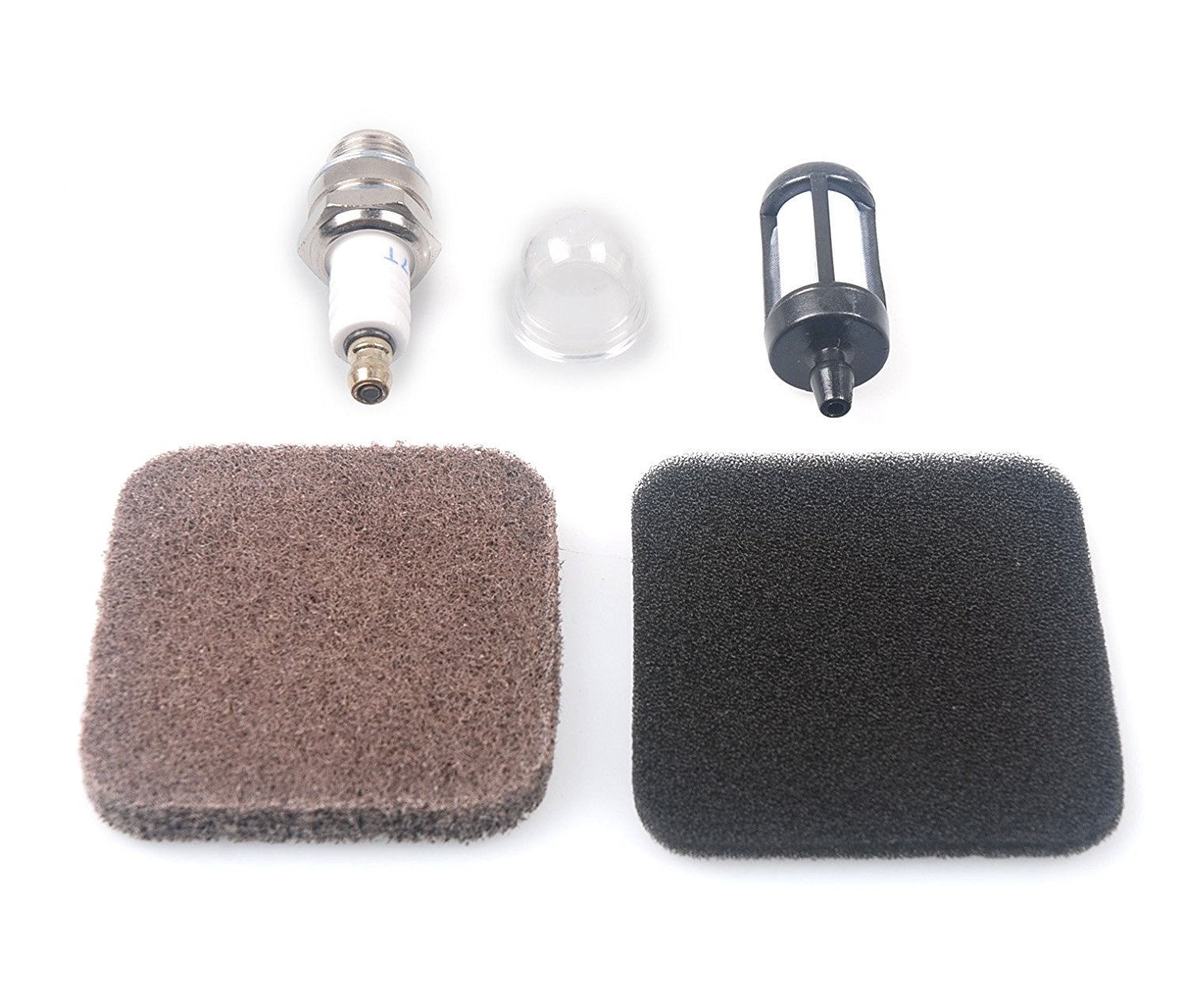 Beehive Filter Pre-Air Filter, Primer Bulb, Fuel Filter, Spark Plug, String Trimmer, Brushcutter FS75 FS80 FS85