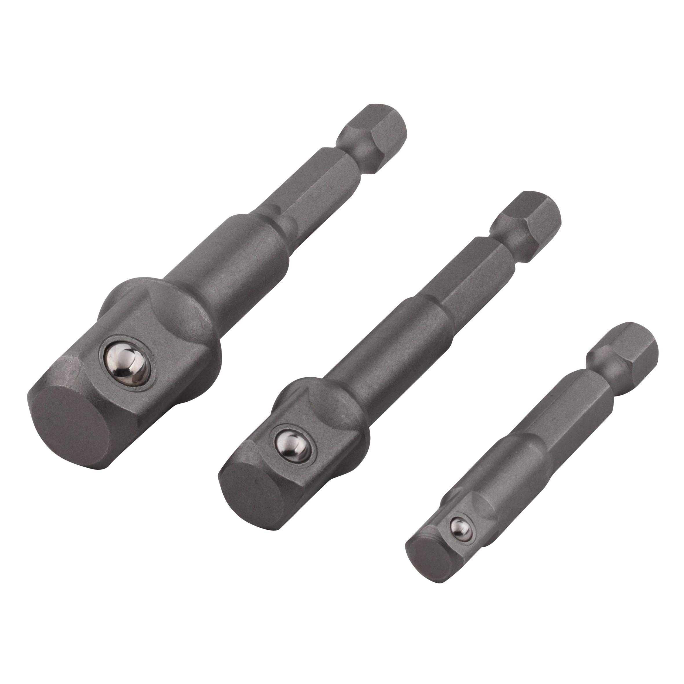 wolfcraft Socket Adapter Set, 3 Pcs. I 8797000 I For secure socket connections