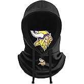 NFL Team Logo Black Drawstring Winter Cap Hooded Gaiter Balaclava Face Cover