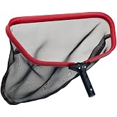 Purity Pool RBTD Red Baron 20-Inch Professional Leaf Rake, Tuff Duty Model, Red/Black