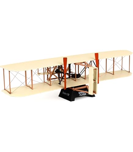 Maquette Avion Wright Flyer 1903 – Bois Balsa 1:20 – Envergure 61,5 Cm – Kit à Exposer