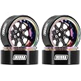 4 Barili In Alluminio Per Cerchi INJORA ModuWheel Da 1.3″ – Sostituibili, Anodizzati (Oro, Viola, Blu)