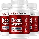 (3 Pack) GlucoEssence Support Capsules - Official GlucoEssence Premium Advanced Formula Pills Natural Ingredients Daily Support Multivitamin for Overall Health & Wellness, 180 Capsules for 3 Months