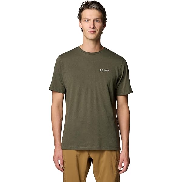 Chemise Columbia Omni-Shade Homme LG Marron - Manches Courtes, Légère, Protection Solaire