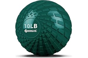 GOOGIC Slam Medicine Ball, 10/15 LB Weighted Med Ball for Exercise Suitable for Strength and Conditioning, Cross Training, Aerobic and Core Workouts- Grip Surface