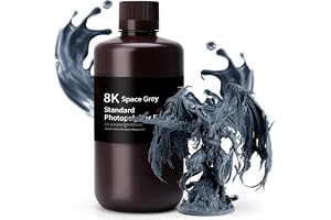 ELEGOO 8K Standard Resin for 3D Printing, Ultra Precision, 405nm Fast UV Curing 