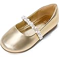 DREAM PAIRS Girls Mary Jane Dress Shoes Ballerina Flats for Wedding, Party (Toddler/Little Kid/Big Kid)