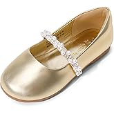 DREAM PAIRS Girls Mary Jane Dress Shoes Ballerina Flats for Wedding, Party (Toddler/Little Kid/Big Kid)