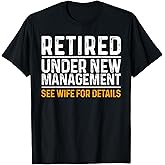 Funny Retirement Party Men's T-Shirt - Dad Humor, Classic Fit, Short Sleeve - Black