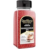 GranAroma Sanding Sugar, Decorative, Cookies & Sweets (White) (1.1 Pound) (Red)