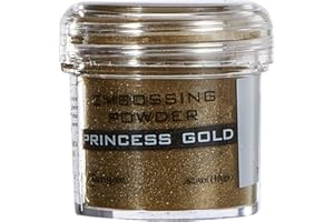 Ranger 359868 Embossing Powder, Princess Gold, .63 oz
