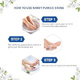 Nimxy Pumice Stone Set - 2 Pcs Natural Foot Scrubber & Callus Remover view 5