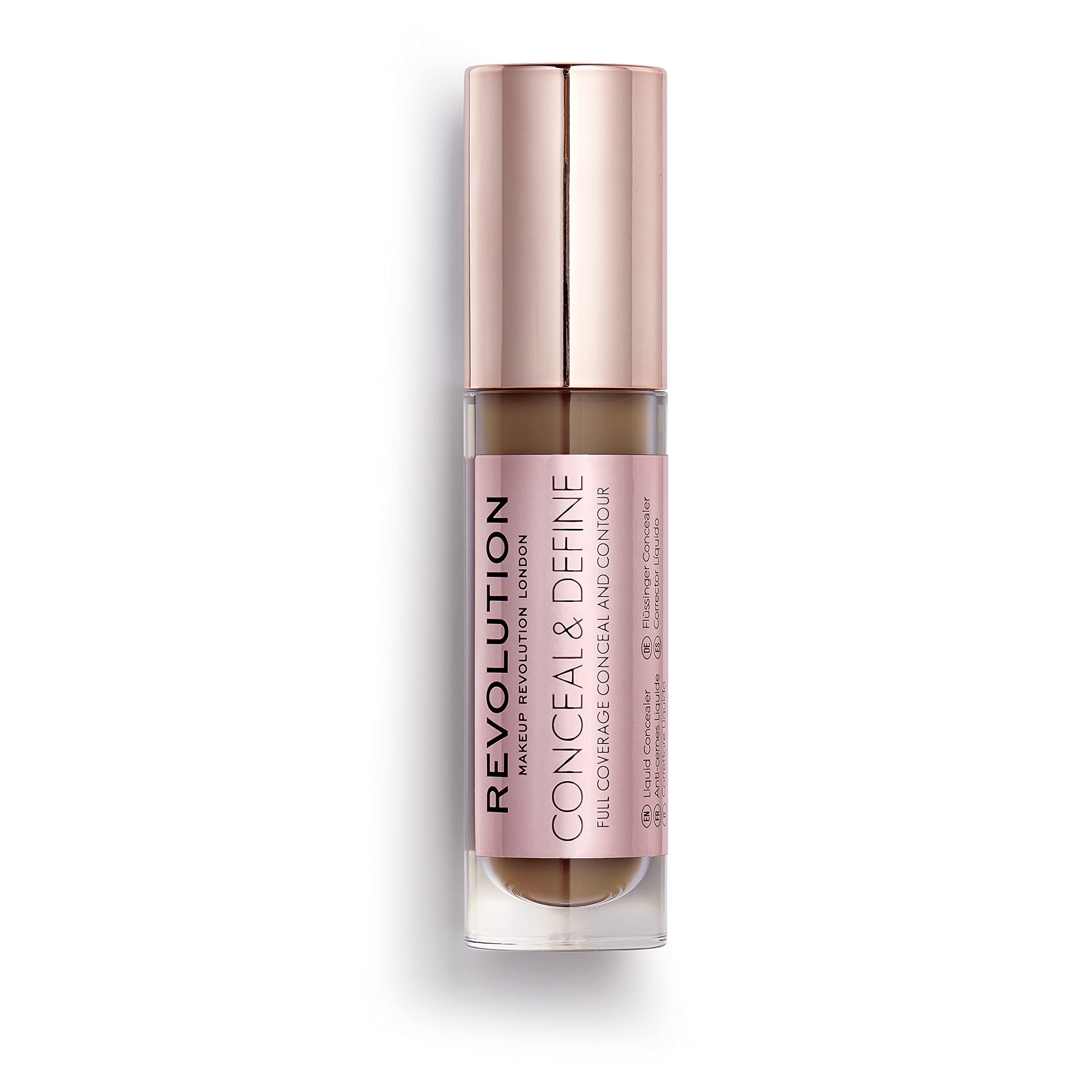 Revolution Conceal & Define Concealer, Lightweight, Long-Lasting, Full Coverage Face Makeup, C16, 4g