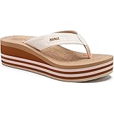 ONCAI Women’s Platform Wedge Flip Flops Trendy Dressy Womans Summer Flatform Sandals with Comfortable Walking Outdoor Rubber Soles (US Size 5-11)