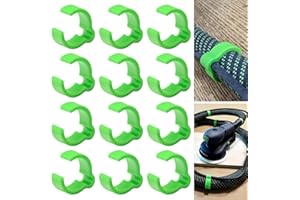 ZHIXING 12 Pack 27mm Coiled Hose Clips Compatible With Festo-ol 27MM Hoses, for Festo-ol Sander/Dust Extractor
