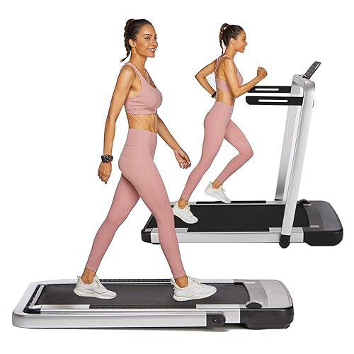 OppsDecor Under Desk Treadmill 2in1 Pad Treadmill Folding Electric