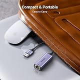 UGREEN USB Ethernet Adapter 1000 Mbps Gigabit Network Adaptor Aluminum Grey view 5