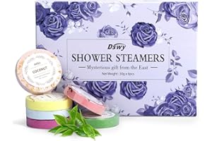 DSWY Aromatherapy Shower Steamers- Gifts for Adults, Shower Bombs - Self Care and Relaxation Stress Relief Stocking Stuffers for Women