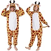 PARTTELY Adult Animal Onesie Pajamas - Unisex Plush Fleece Loungewear, Winter Warm Sleepwear for Men Women