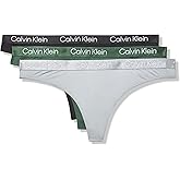 Calvin Klein womens Motive Micro Stretch Multipack Thong Panty