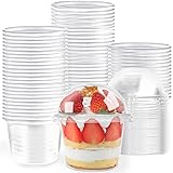 Jnnzzggu 50 Pcs 8 OZ Disposable Plastic Cups with