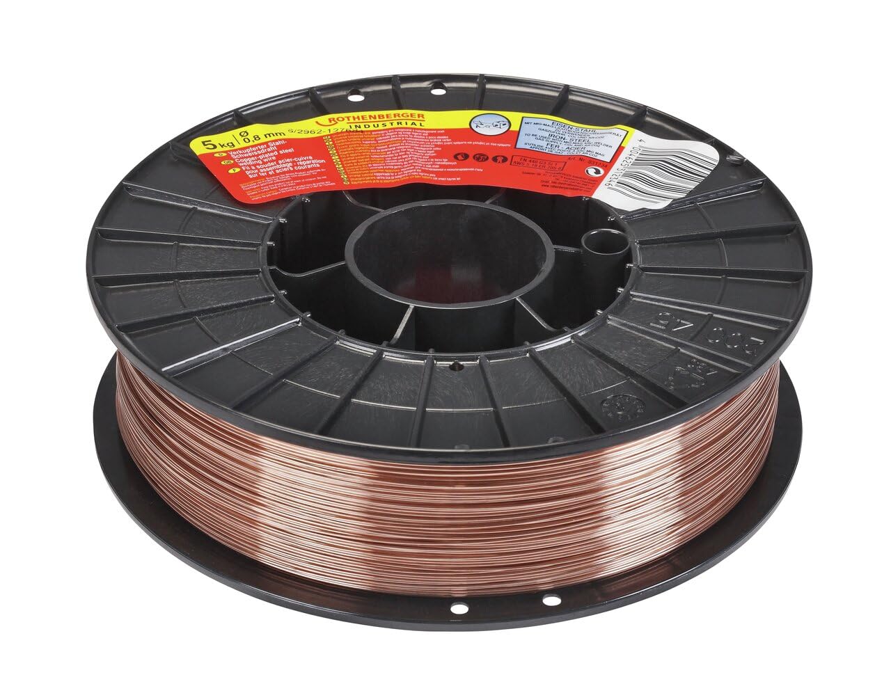 ROTHENBERGER Industrial Copper-Plated Steel Welding Wire,Ø 0.8 mm; 5kg Spool