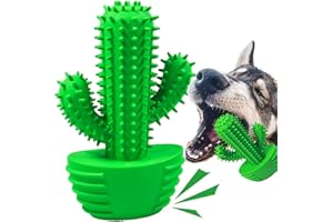 Pamlulu Dog Chew Toys Dog Toothbrush Stick Teeth Cleaning Brush Dental for Medium Large Dog, Puppy Christmas Easter Birthday Gifts, Outdoor Squeaky Toys for Aggressive Chewers Interactive Tough Toys