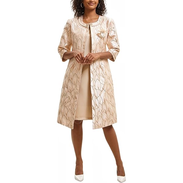 chinese dress ladies Amazon.com: Women's Two Piece Dress Church Suits Mother Gift Special  Occasion Wedding Party Jacquard Embroidery Long Jacket Church Set Beige :  Clothing, Shoes & Jewelry