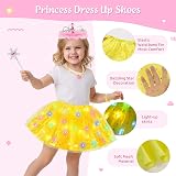 LOYO Princess Dress Up Shoes Set with Light Up Skirts 3 4 5 6 Years view 2