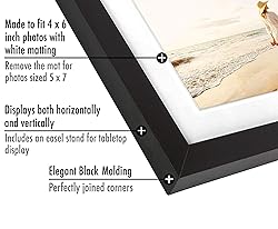 Americanflat 5x7 Picture Frame with