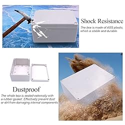 Twidec/Waterproof Dustproof IP67 Junction Box ABS