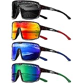 DioKiw Sport Polarized Sunglasses Men UV Protection Cycling Baseball Glasses Lightweight Big Frame Mountain Bike Goggles