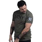 Army PT Style Shirt - U.S. Military Physical Training Infantry Veteran Workout T-Shirt