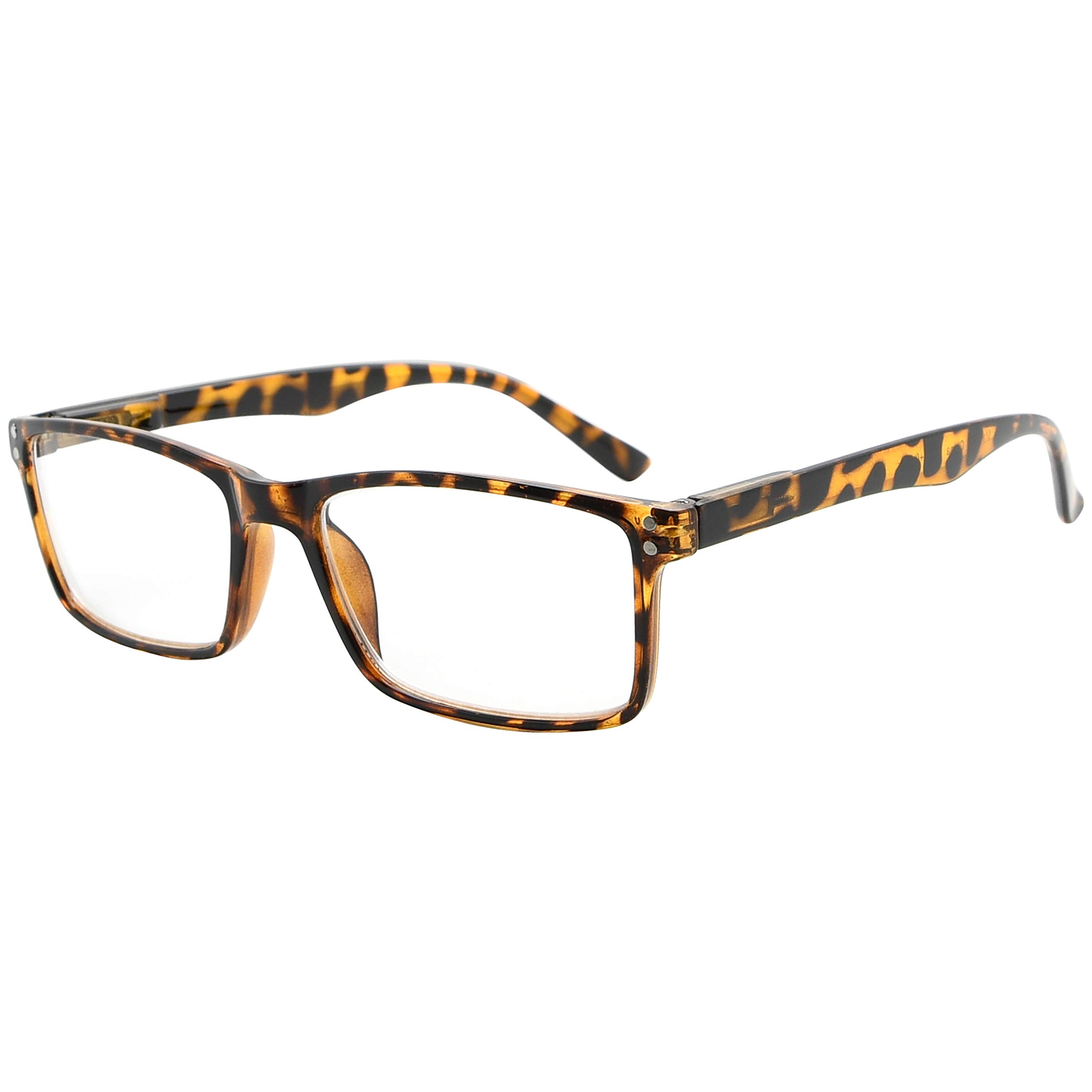 Eyekepper Stylish Readers Quality Spring Hinges Reading Glasses Tortoiseshell +1.0 — image 1
