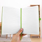Lefute Grass Green A5 Notebook 200 Pages 80 GSM Hardback with Lined Pages view 6