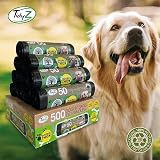 Tidyz 500 Pack TidyZ Dog Poo Bags 100% Recycled Plastic Extra Large 30x36 cm view 2