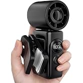 Portable Handheld Fan, Mini Clip On Fan with 4 Speeds, 0.26lb mini fan | Type C Fast Charging, Power Display, Handheld &amp; Clip-On Dual Mode, 0.26lb Personal Fan for Travel, Office, Outdoor, Stroller