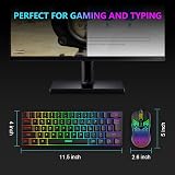RedThunder 60% RGB Keyboard and Mouse Combo UK Layout Ultra Compact view 7