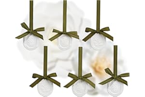 Aroma Essential Car Oil Diffusers, 6pcs Oils Diffuser Clay Disk, Passive Flower Oil Diffuser Set Cars Air Freshener, Ceramic 