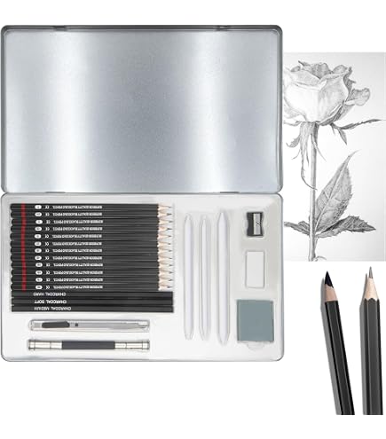 Heshengping Sketching And Drawing Pencils Set Art Supplies