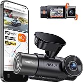 Vantrue N2X 2.7K Dash Cam Front and Inside, 5G WiFi Dual Dash Camera for Car with HDR IR Night Vision, STARVIS 2, GPS, 2.5K/60FPS, G-Sensor, 24/7 Parking Mode, Voice Control, Support 512GB Max