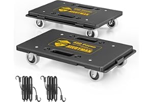 Furniture Dolly,Furniture Movers with Wheels, 450 lbs Capacity,4 Wheels Small Flat cart for Moving Heavy Duty,Moving Dolly Ca