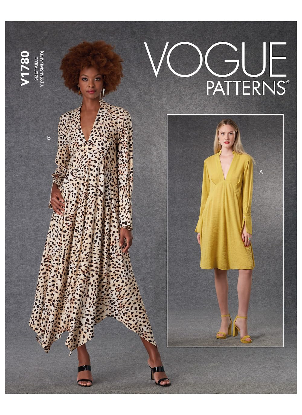 vogue Patterns V1780Y Misses Dress Y (XS-S-M)
