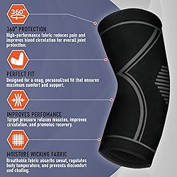 PhysFlex Elbow Brace 2 Pack for Tennis & Golfer's