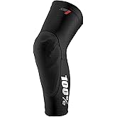 100% Teratec Mountain Biking Knee Pad - MTB & BMX Protection - Ultralight Nylon Slip On Sleeve with Built in Padding