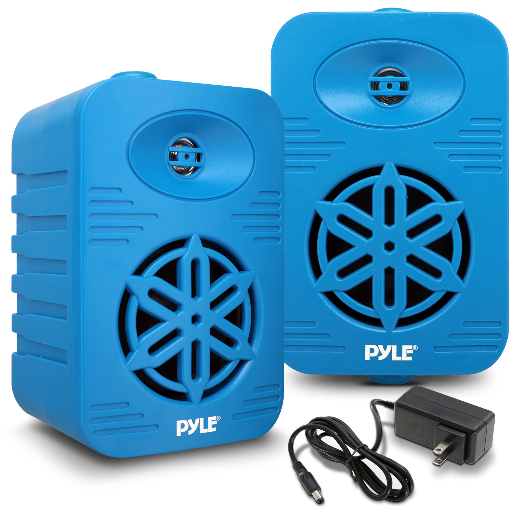 PyleUsa Bluetooth Indoor Outdoor Speakers Pair-500 Watt Dual Waterproof 5.25” 2-Way Full Range Speaker System w/ 1/2” High Compliance Polymer Tweeter-Home, Boat, Marine,Deck,Patio,Poolside PDWRBT56BL