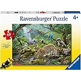 Ravensburger Rainforest Animals 60-Piece Jigsaw Puzzle | Engaging and Educational Fun | Perfectly Fitting Unique Pieces | Durable for Repeat Use | Ideal Gift for Kids Aged 4-8 Years